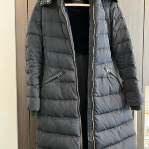 Zara Dark Navy Puffer Coat